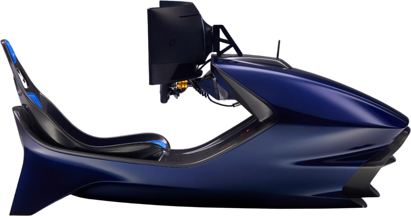 Aston Martin AMR-C01-R carbon-fibre racing simulator